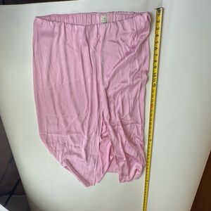 Shiny Pink Long Skirt